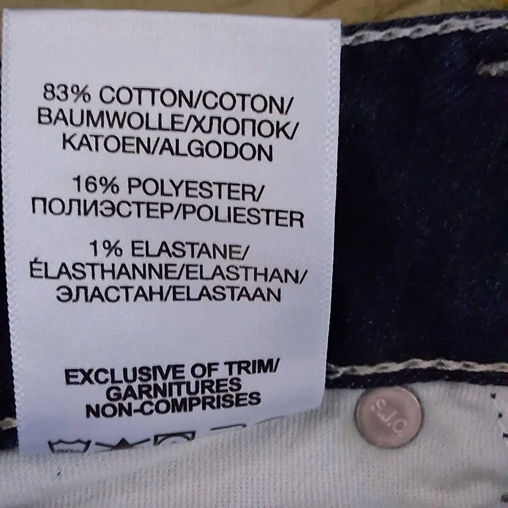Silver Jeans Co Suki Mid Capri Dark‎ Wash Women's Size 31 Western Glove Works
